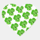 Search for three leaf clover stickers Green