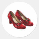 Search for red shoe stickers Ruby slippers