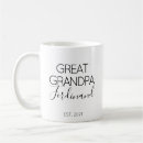 Search for great grandfather mugs Grandpa to be