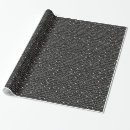 Search for french words wrapping paper Black