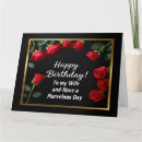 Search for red rose birthday cards Wife