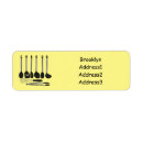 Search for utensil return address labels Kitchen
