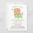 Search for dinosaur egg invitations Its a boy