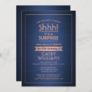 Search for male 30th birthday invitations Navy blue