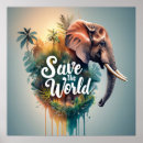 Search for save animals posters Endangered species