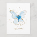 Search for pretty blue butterflies postcards Watercolor