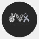 Search for brain cancer stickers Grey