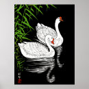 Search for black swan posters Black and white