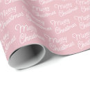 Search for blush pink wrapping paper Script