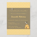 Recherche de gaffez les abeilles invitations Jaune