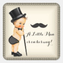 Recherche de bébé moustache autocollants Baby shower moustache