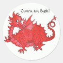 Search for welsh dragon stickers St david's day