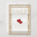 Recherche de coeurs confettis invitations Parties scintillant or