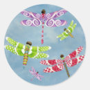 Search for purple dragonfly stickers Nature