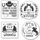 Search for horse quote stickers Western