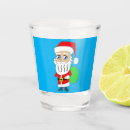 Search for santa claus shot glasses Xmas