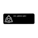 Search for celtic knot return address labels Triquetra