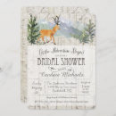 Search for deer bridal shower invitations Watercolor