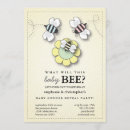 Search for bumble bee gender reveal invitations Neutral
