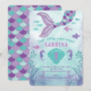 Search for mermaid tail invitations Glitter
