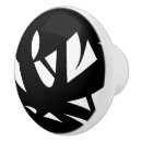 Recherche de contraste boutons et poignées de porte Noir et blanc