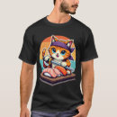 Search for sushi cat tshirts Feline