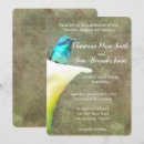 Search for white hummingbird invitations Elegant