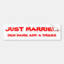 Search for honeymoon bumper stickers Groom