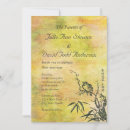 Recherche de oiseaux japonais invitations Vintage