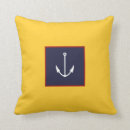 Search for navy blue and yellow pillows Anchor