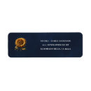 Search for rustic sunflower return address labels Minimal