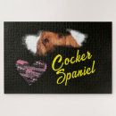 Search for cocker spaniel puzzles Black