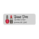 Search for nail polish return address labels Lipstick