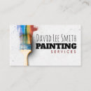 Recherche de peintre mur cartes visite Services de peinture