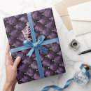 Search for royal purple wrapping paper Birthday