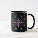 Search for purple damask mugs Black