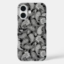 Search for cute black white floral pattern iphone cases Girly