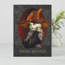 Search for witch 7x5 invitations Scary