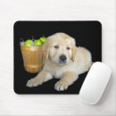Recherche de pomme verte tapis souris Noir