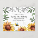 Search for bee party invitations Watercolor