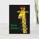Search for giraffe christmas cards Unique