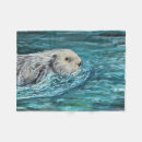 Search for otter blankets Cute sea otter