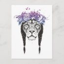 Recherche de roi lion cartes postales Animal