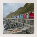 Search for beach hut puzzles Colourful