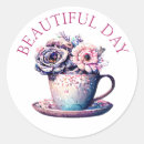 Search for tea cup stickers Flowers