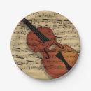 Search for violin party plates Vintage