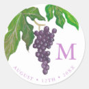 Search for monogram birthday stickers Purple