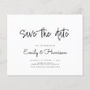 Search for holiday wedding save the dates Black and white