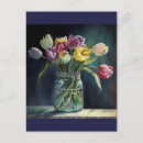 Recherche de belle peinture cartes postales Floral