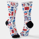 Recherche de joyeuses chaussettes Bleu